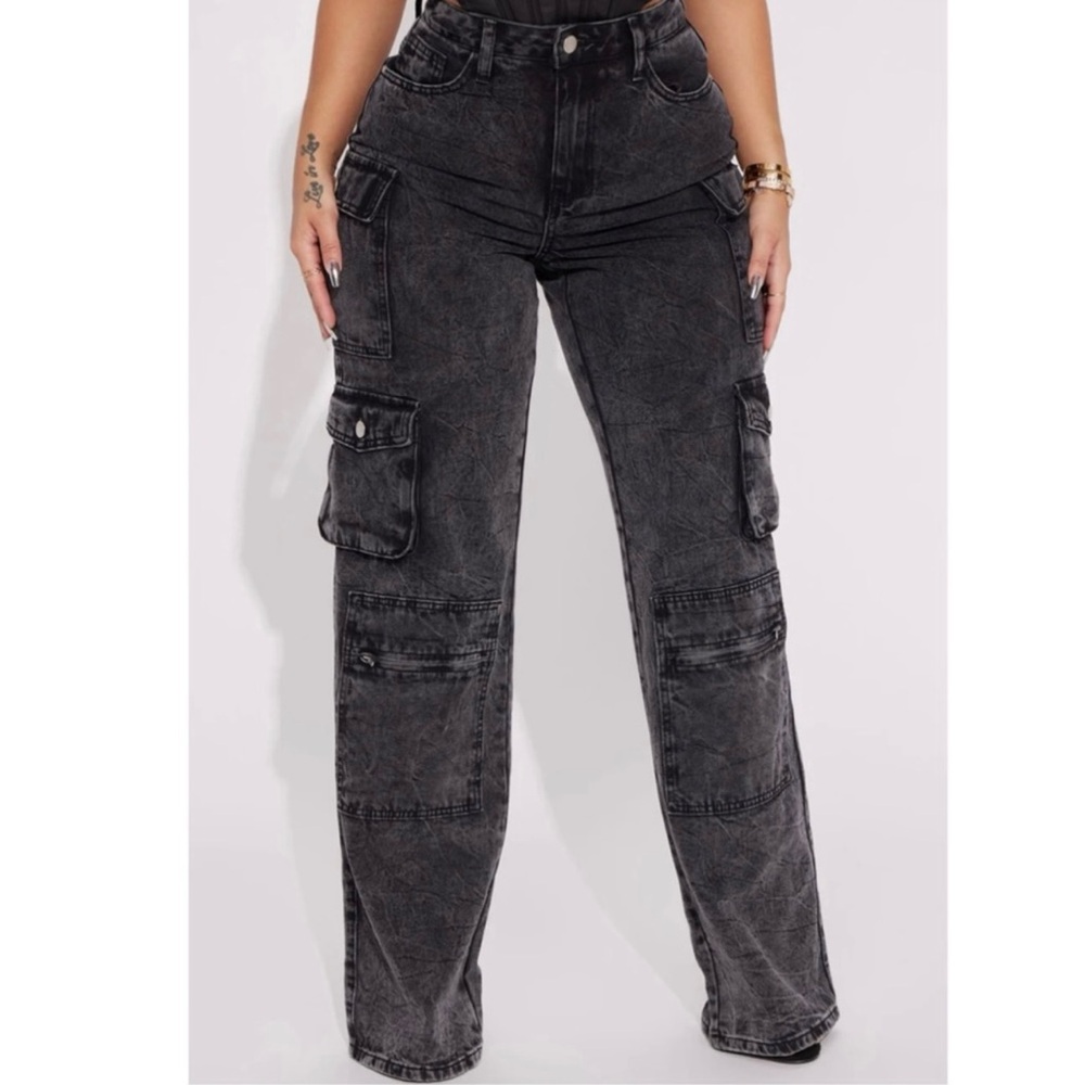Fashion Nova Cargo Jeans